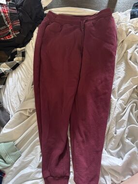Fashion Nova Maroon Sweatpants Joggers